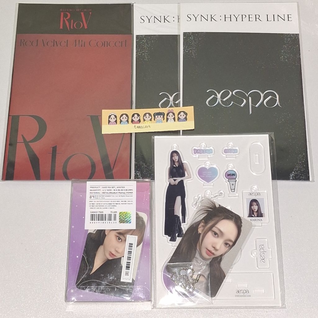 [JASTIP KWANGYA SALE] AR Ticket RtoV Seulgi AR Ticket SYNK: Hyper Line Winter Karina Standee Karina 