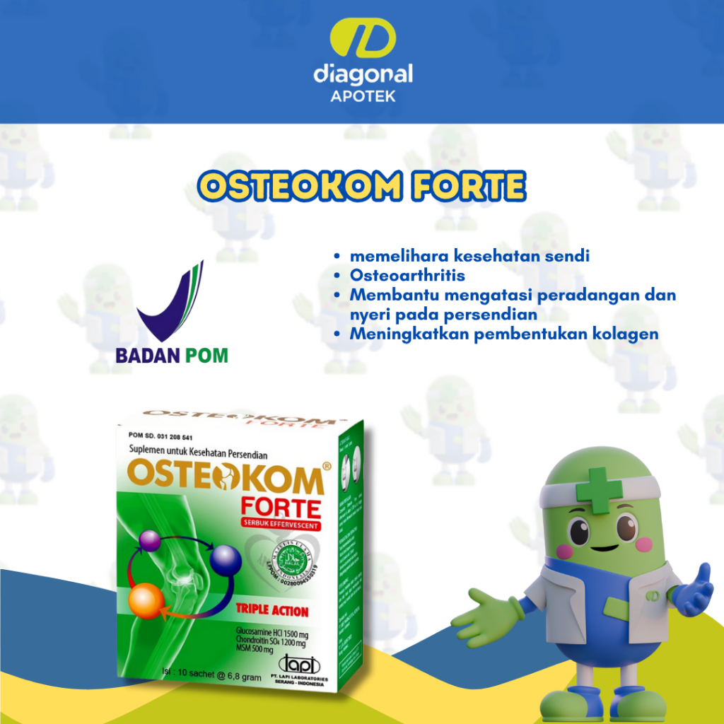 Osteokom Forte - Suplemen Kesehatan Persendian
