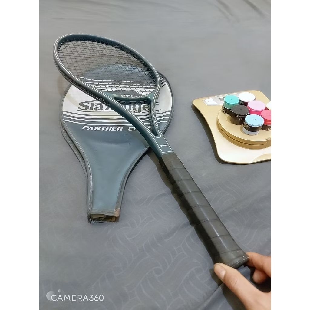 RAKET TENIS ORIGINAL SLAZENGER PANTHOM COMP 351G BEKAS