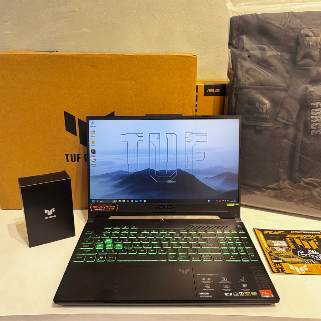 Laptop Gaming Asus TUF FX507XI Ryzen 9 7940HS RTX 4070 8GB Fullset