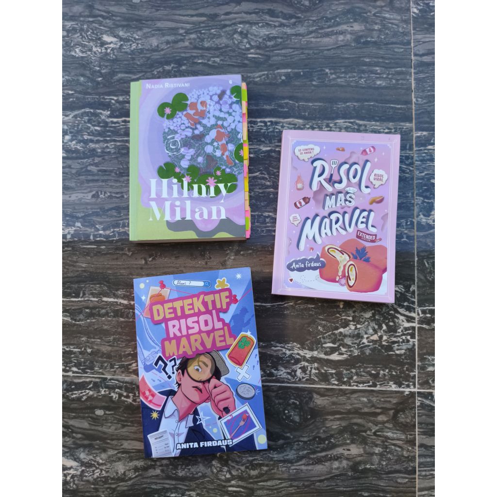 NOVEL BEKAS NOVEL PRELOVED | HILMY MILAN SC HAECHAN | RISOL MAS MARVEL SC MARK | DETEKTIF RISOL MARV
