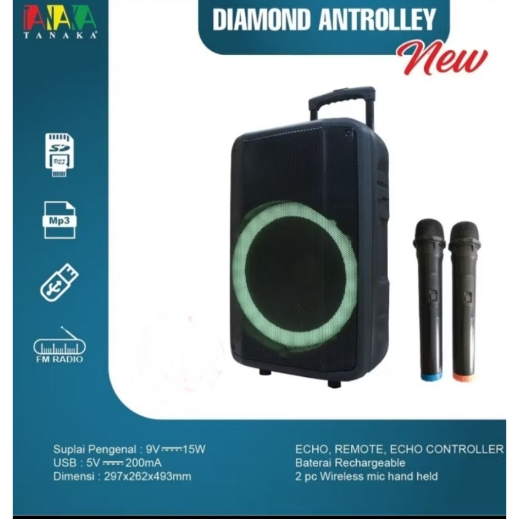 Speaker Diamond Antrolley New 12" Tanaka