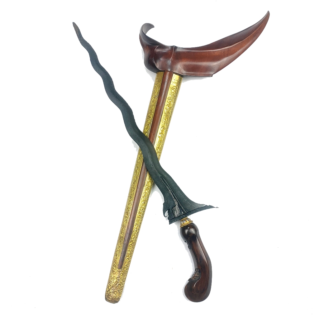 Keris Carito Keprabon Luk 11 Pamor Wos Wutah Ceprit Tangguh Mataram Sultan Agung