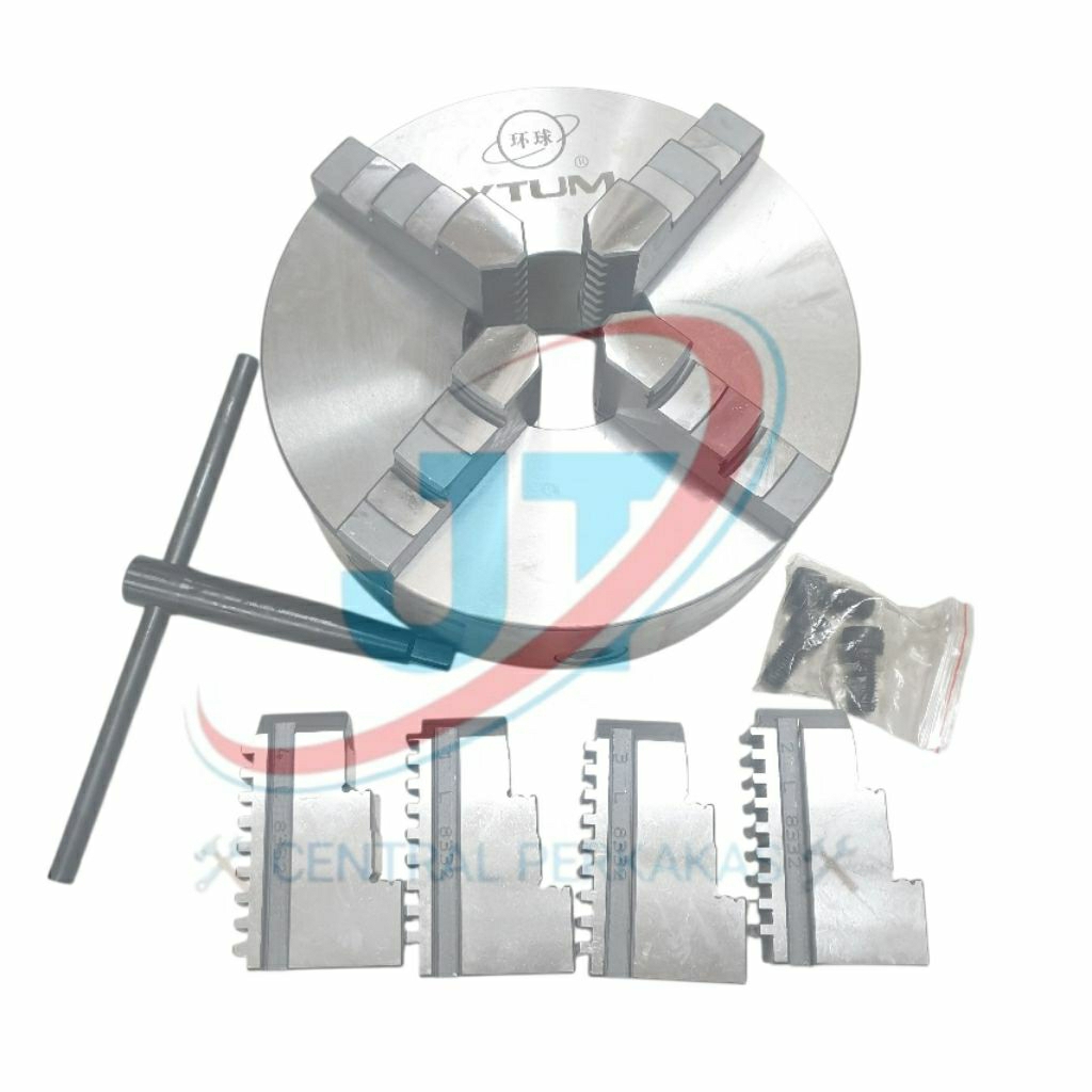 Chuck Bubut 16" (4Jaw) | Claw Bubut | Catok Kepala Bubut (BOLA DUNIA)