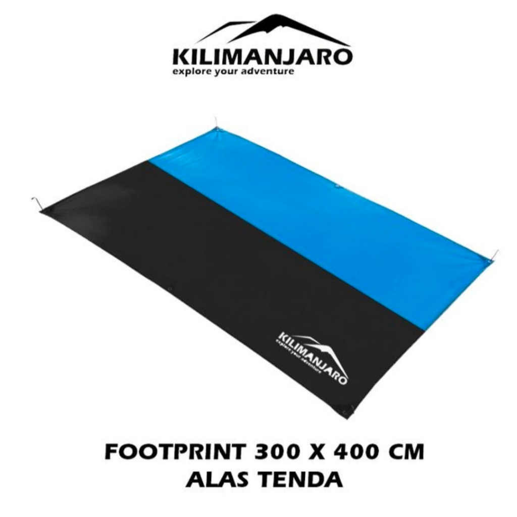 Footprint Alas Tenda 3x4 Kilimanjaro - 6 Lubang Pasak