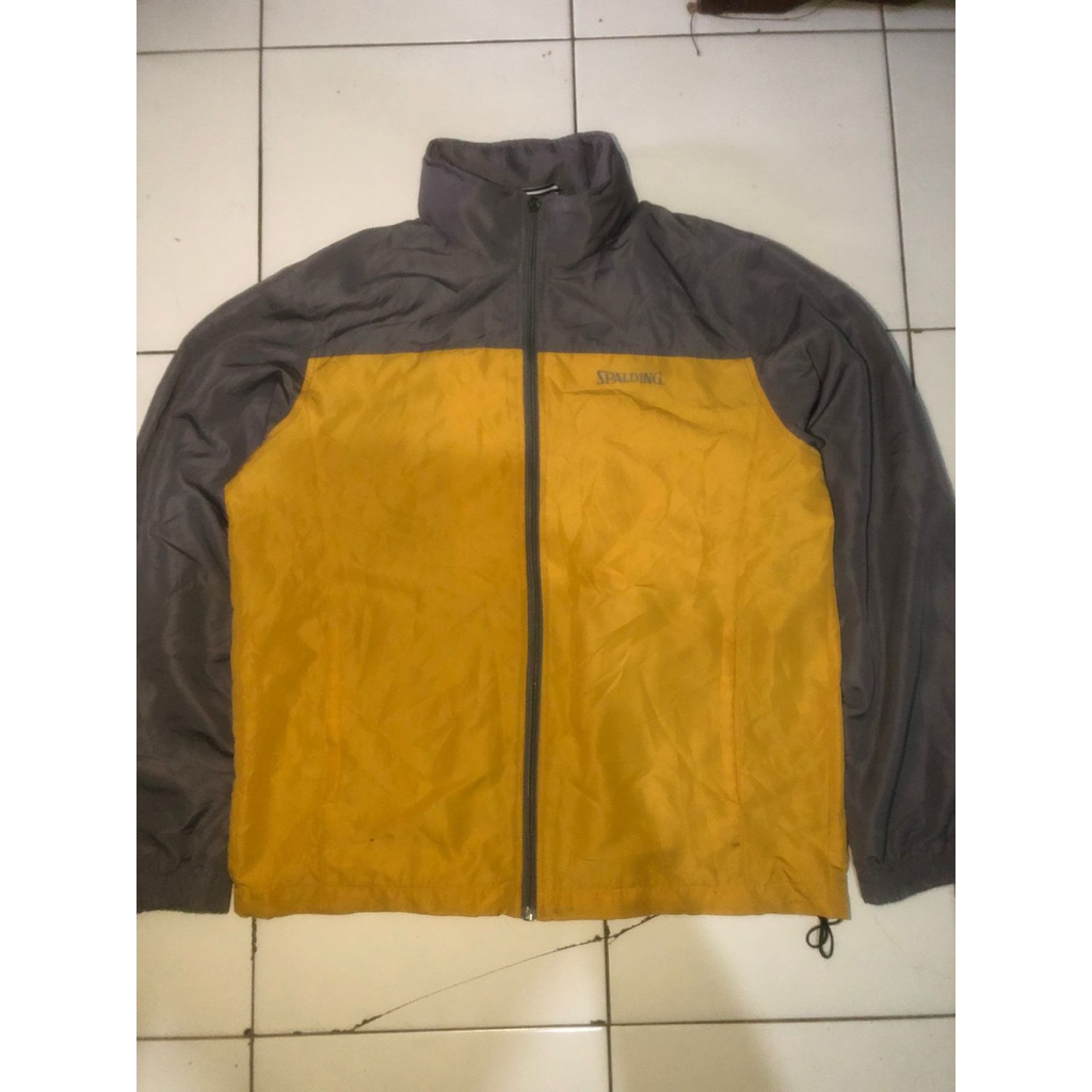 Spalding jacket hidden hoodie