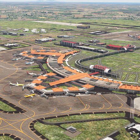 Microsoft Flight Simulator MSFS 2020 Addon - Binersim Soekarno Hatta Airport CGK ( WIII ) Scenery