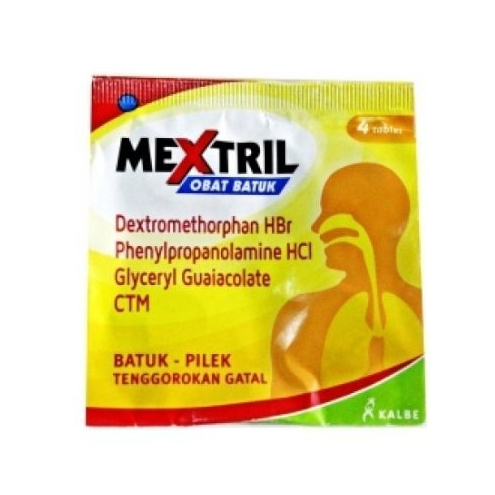 Mextril Tablet 4s - Obat Batuk Tenggorokan