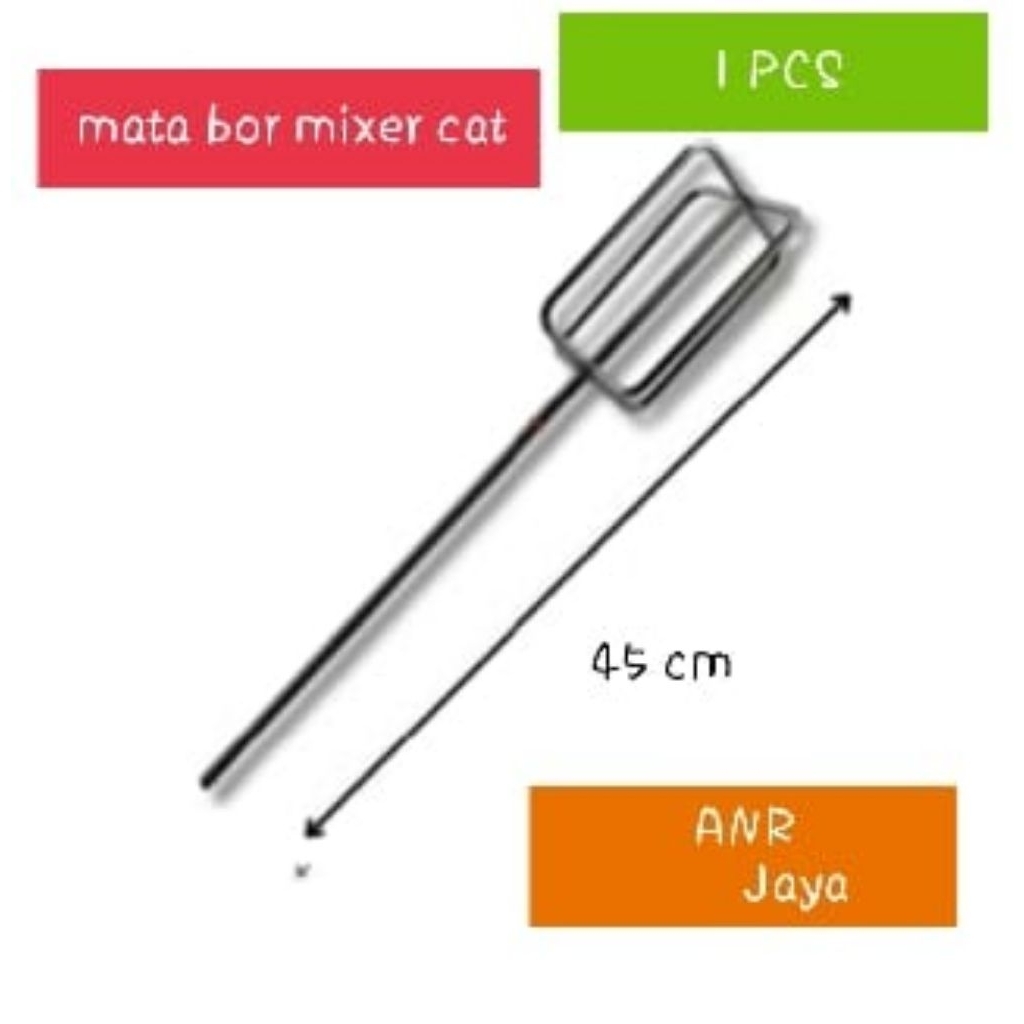 stik mixer bor pengaduk semen / pengaduk semen alat mixer /mata bor mixer cat