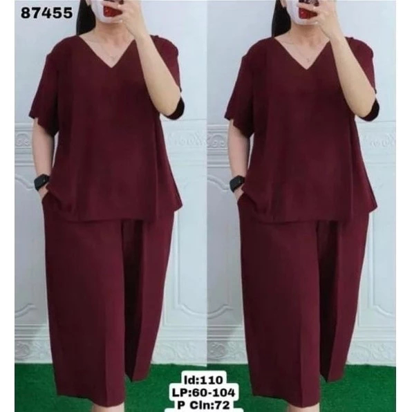 TERLARIS SETELAN ANDIN CRINKLE/ SET BAJU MURAH NEW SET STELAN ANDIN KEKINIAN BAHAN CRINKLE PREMIUM