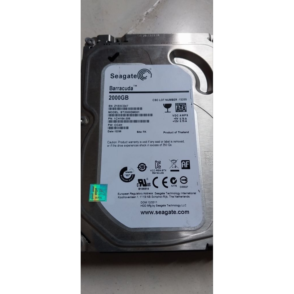 HDD SEAGATE 2TB