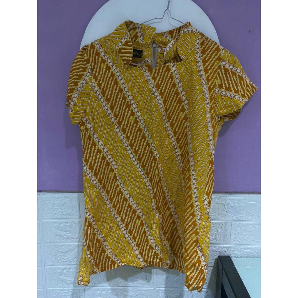 batik benang raja wanita preloved