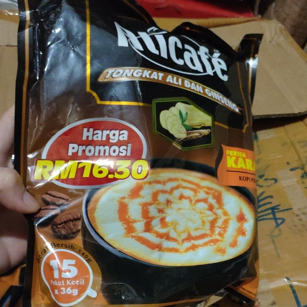 Alicafe Tongkat Ali dan Ginseng Karamel 5in1