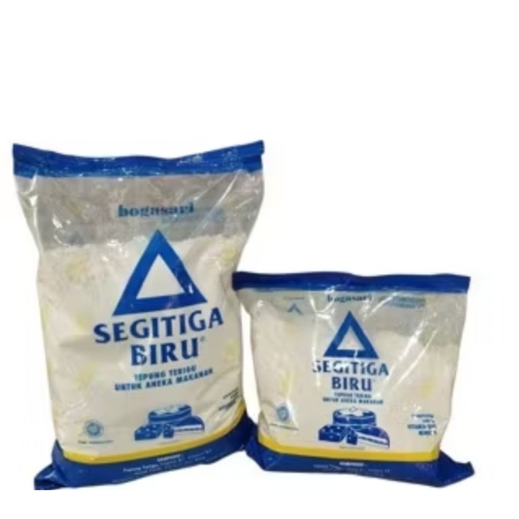 [ 1/2 Dus ] Tepung Segitiga Biru 500gr (10 Bungkus ) & 1kg ( 6 Bungkus )