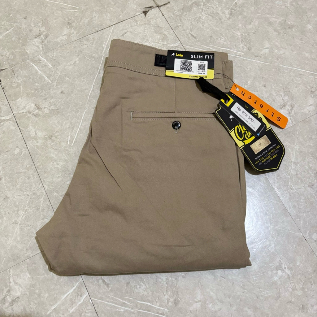 celana panjang Chinos lois original SST176GK Slimfit melar