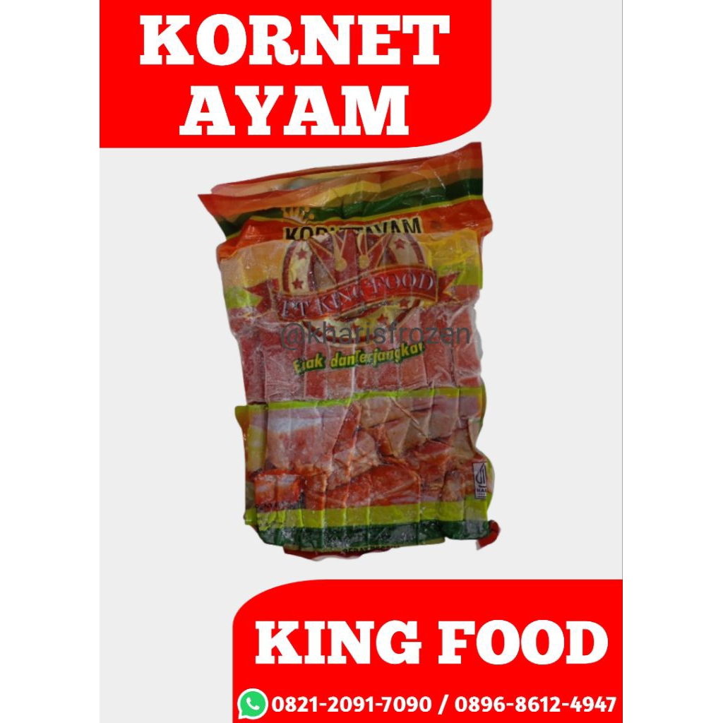 KINGFOOD KORNET AYAM 1kg