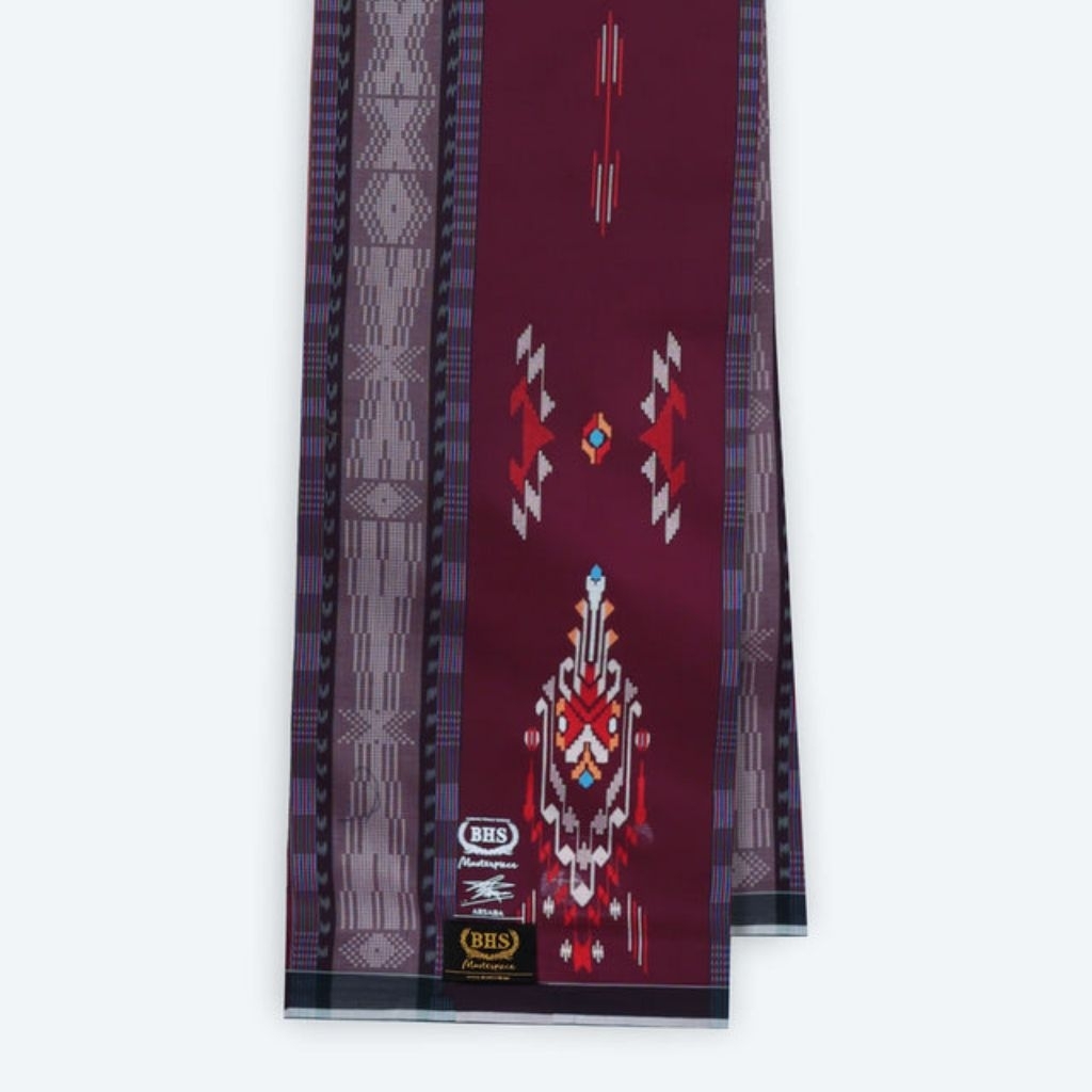 Sarung BHS Masterpiece Gold Motif M81 SGE Merah Hati