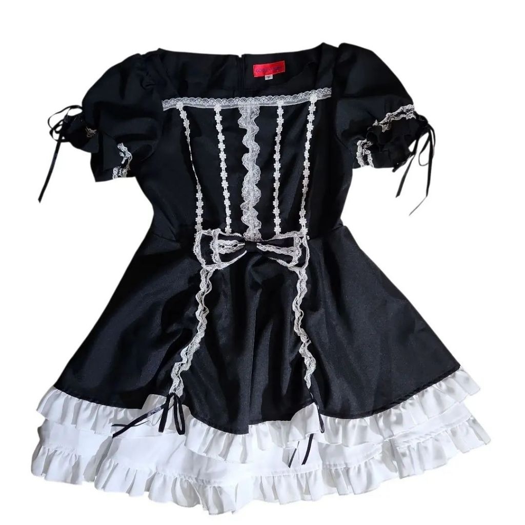 Lolita Dress Kawaii Black Lace Gothic