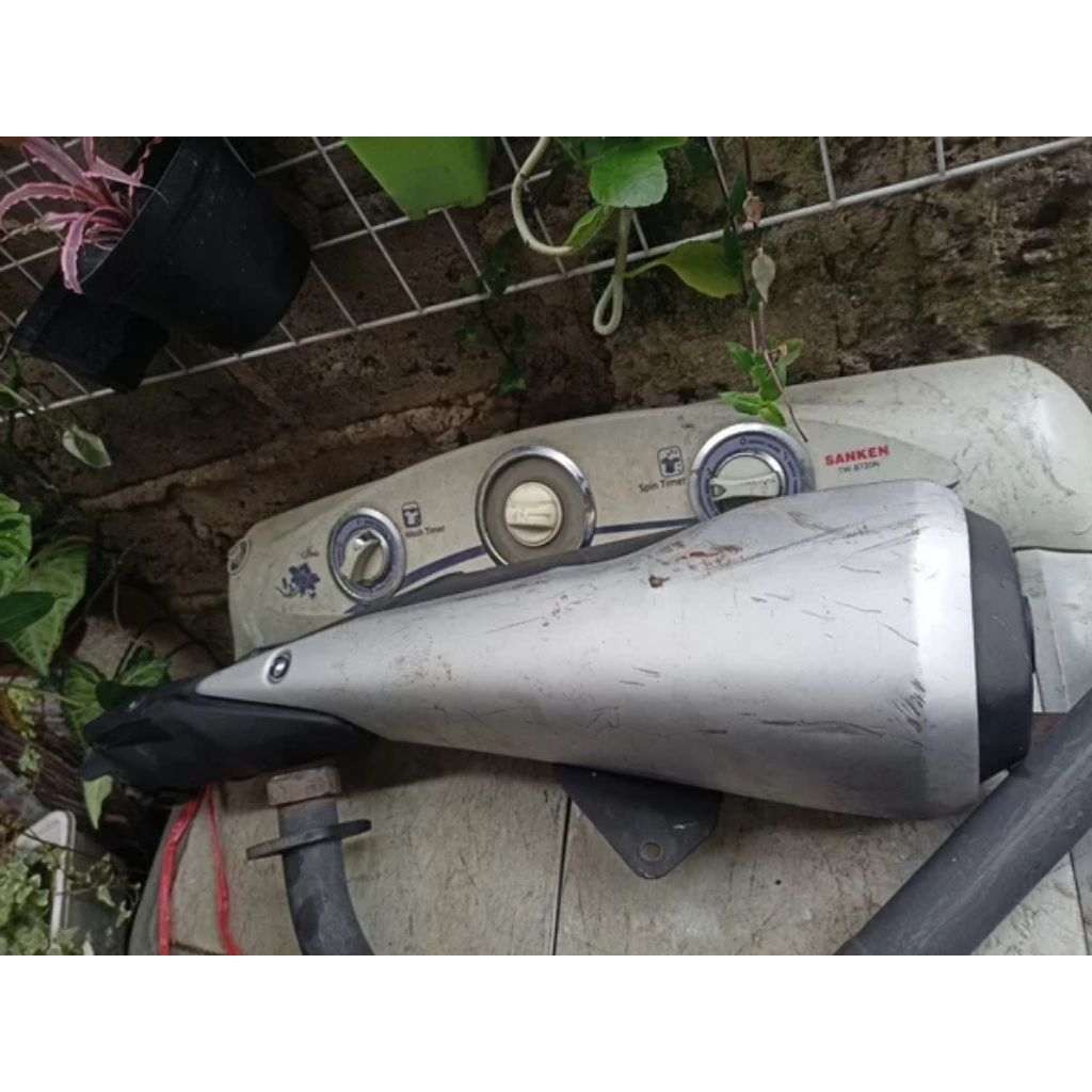 Knalpot original cbr 250 r cbr 250r honda cbu ori copotan fullsystem fullset tinggal pasang ajah sta