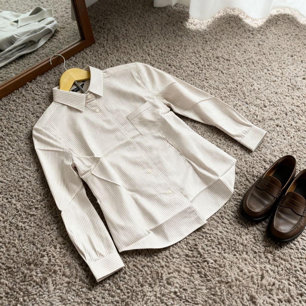 Blouse Salur / Kemeja Salur Wanita / Kemeja Wanita