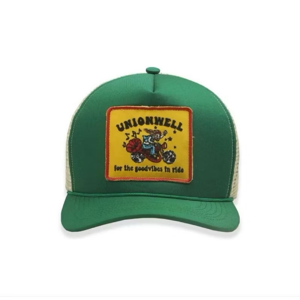 Unionwell Good Vibes Trucker Green/Topi UNIONWELL