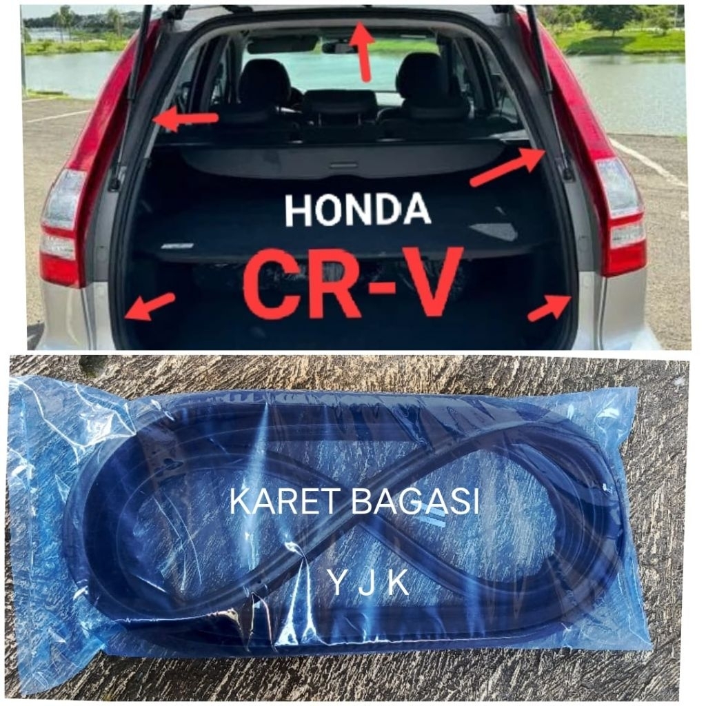 KARET PINTU BAGASI BELAKANG MOBIL HONDA CRV