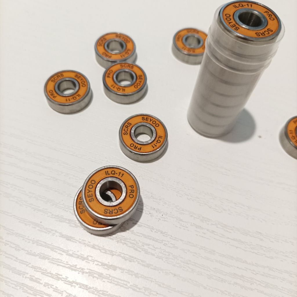 skate bearings ILQ 11 Pro set isi8- skateboard inlineskate stuntScooter - orange