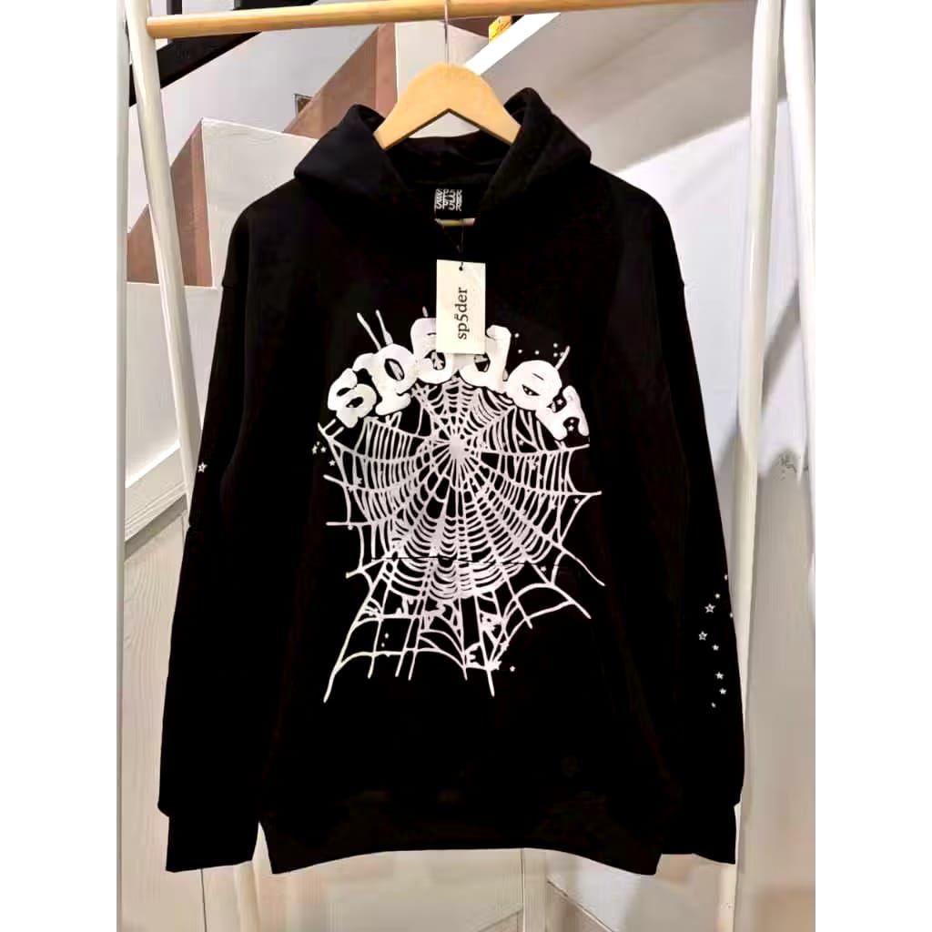 HOODIE SP5DER HITAM