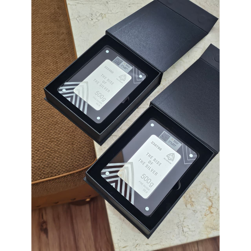 Perak Batangan Silverium Asli 250 Gram Dan 500 Gram