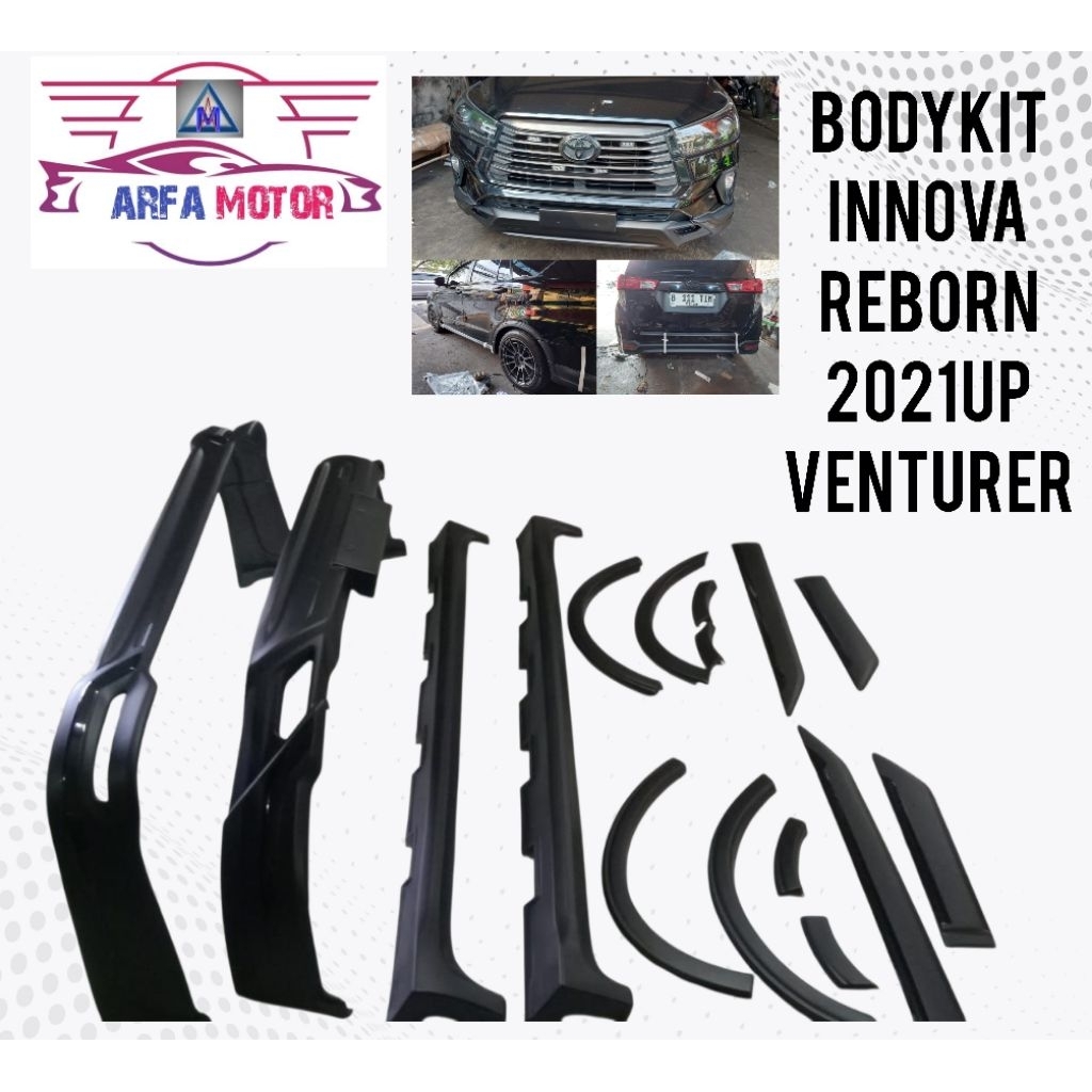 Bodykit Innova Reborn 2021 2022 2023 2024 2025 model Venturer Plastik Bodykit Innova Reborn 2021 202