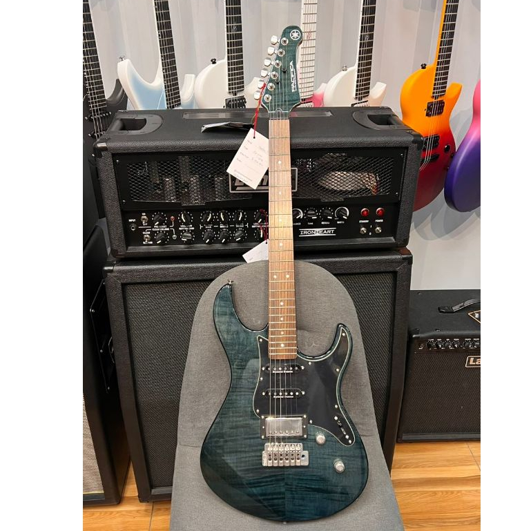 Yamaha Pacifica Pac612viifm Pac 612 Indigo Blue Gitar Elektrik Pac612