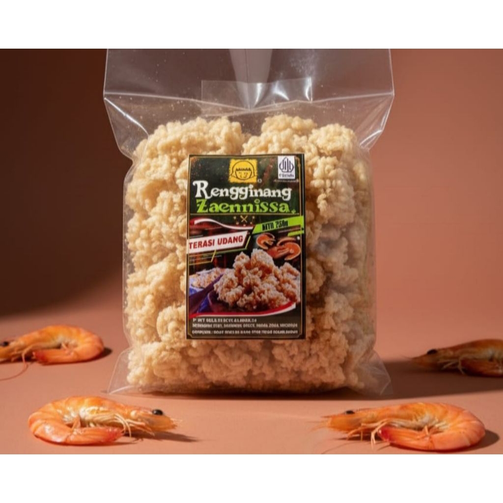 Rengginang Mini Mentah  Terasi udang