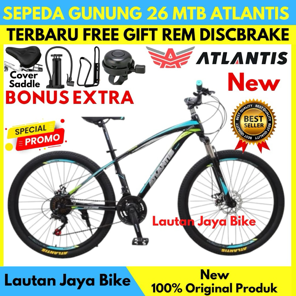 Sepeda Gunung 26 MTB Atlantis AT 730 Sporty New