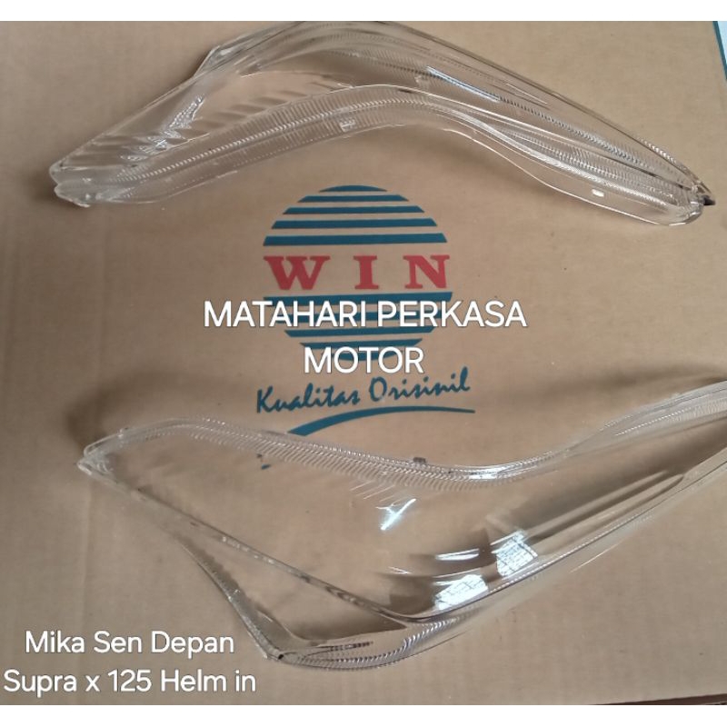 "WIN" Mika Lampu Sen Depan Motor Supra X 125 Helm In