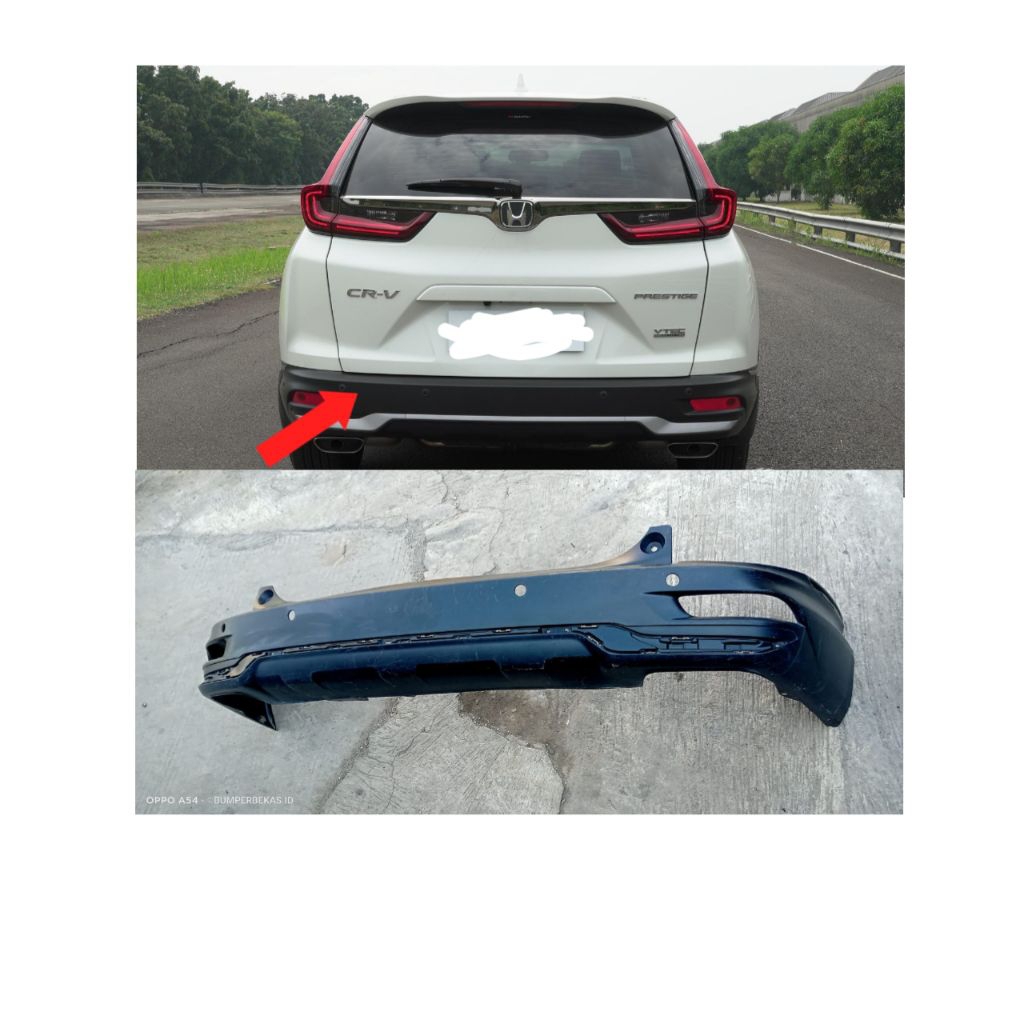 Bumper Belakang Honda CRV Turbo Shecond Original
