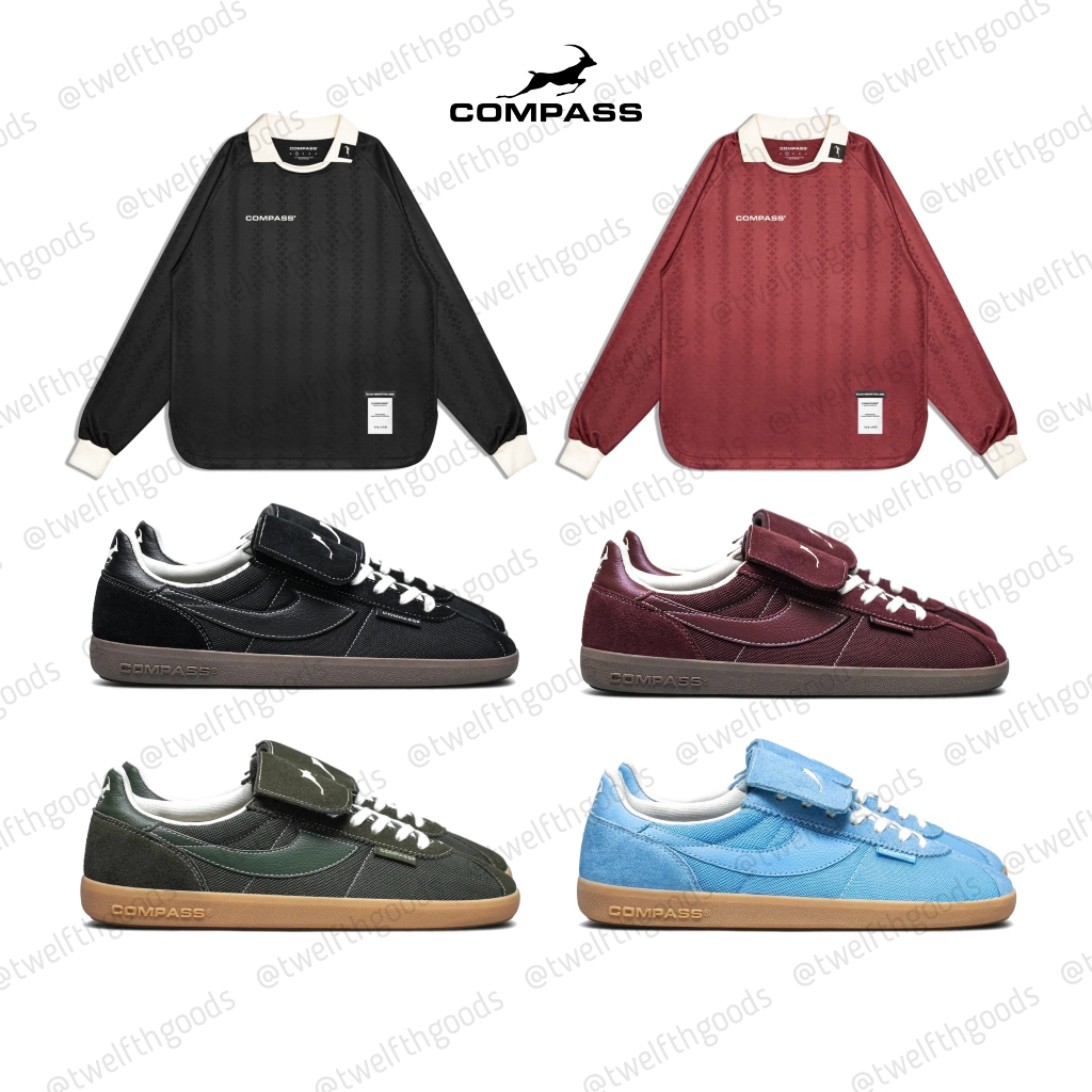 Sepatu Compass Tribune Divercity - Home Away Black Maroon Ocean Blue Olive Green | City Series Jakar