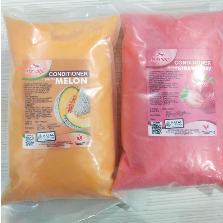 HEVINY CONDITIONER STRAWBERRY MELON 1000ML REFILL