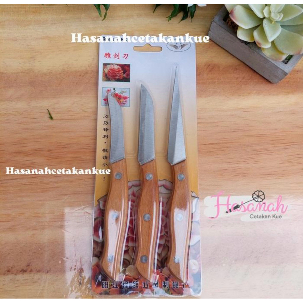 Pisau Garnish / Pisau Ukir Set / Pisau Ukir Buah / Pisau Carping Tajam