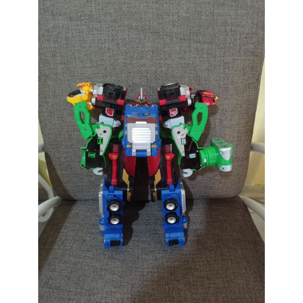 Mainan Robot DX Gobuster Oh Gobusteroh Zord Megazord Gobusters Go Busters Power Rangers Beast Morphe