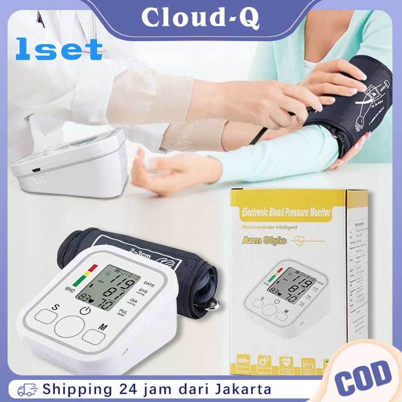 Alat Tensi Darah Digital / Sphygmomanometer Rumah / Tensi Darah Digital Lengkap