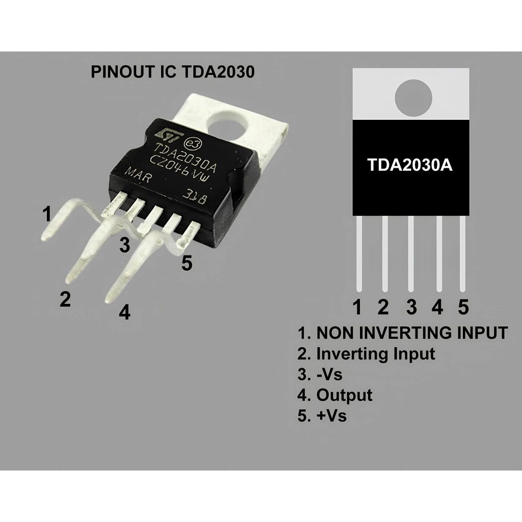 IC TDA2030  TDA 2030 TDA2030A