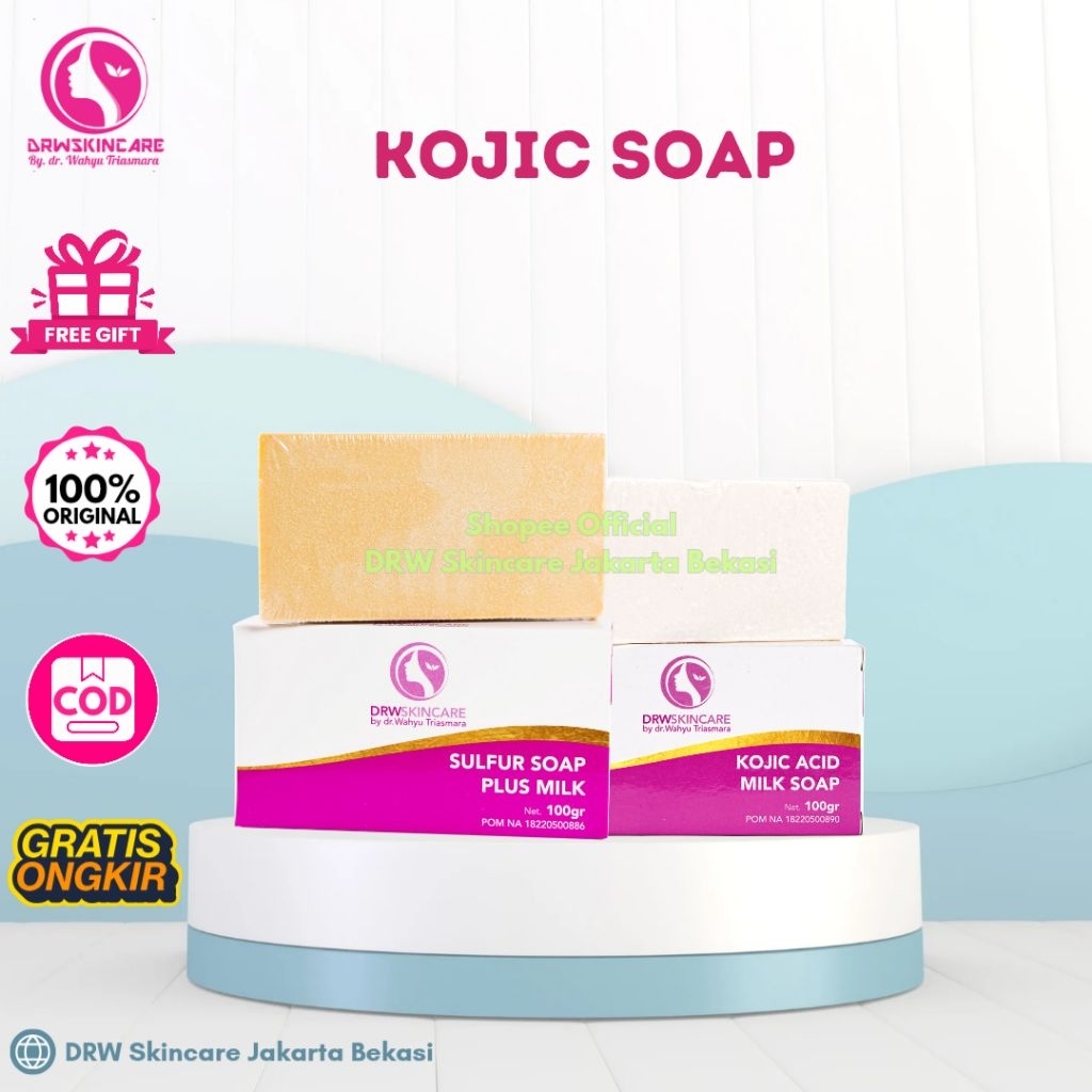 DRW SKINCARE SABUN KOJIC/KOJIC MILK/KOJIC SULFUR