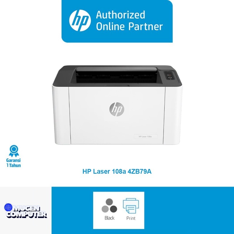 Printer HP Laser 108a USB / 108w USB WIFI Garansi Resmi
