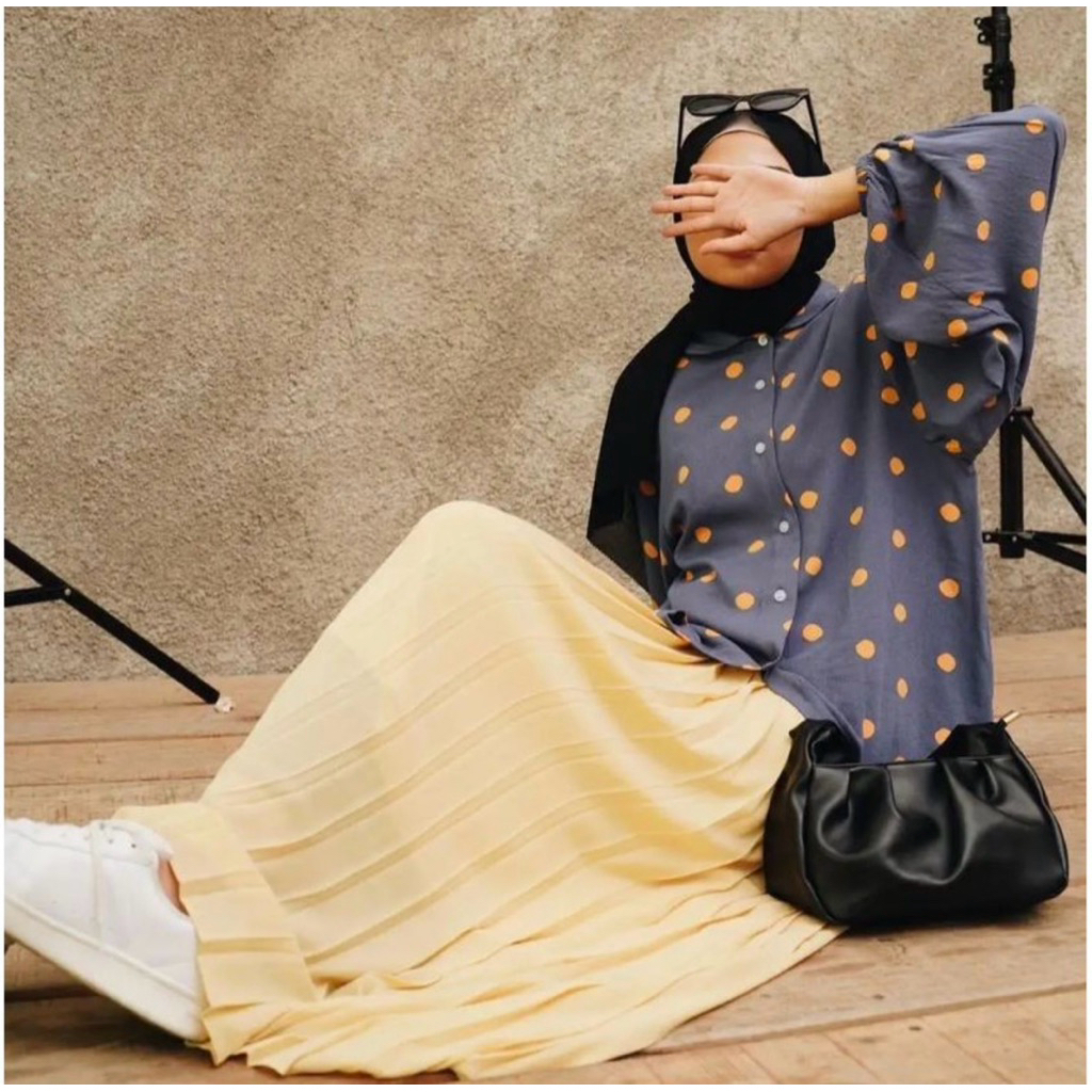 vanilla hijab preloved