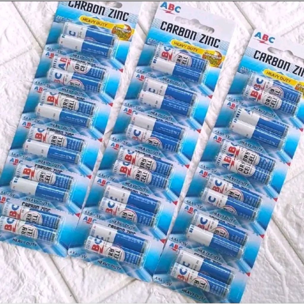 BATERAI REMOT ABC/Batu battere remot/Baterai A3/Baterai AAA/Baterai ABC/Baterai carbon zinc