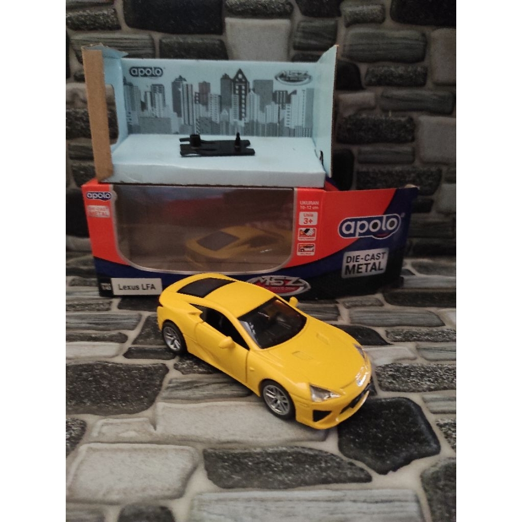 Apolo Diecast Lexus LFA - Loose Murah