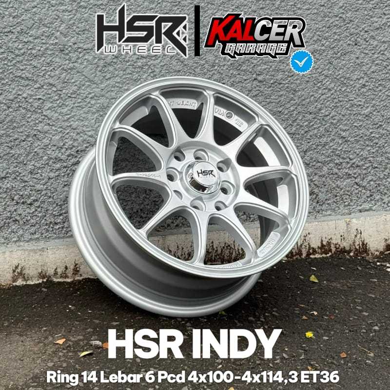 VELG HSR INDY RING 14 LEBAR 6 PCD 8x100-114,3 ET36 ORIGINAL HSR