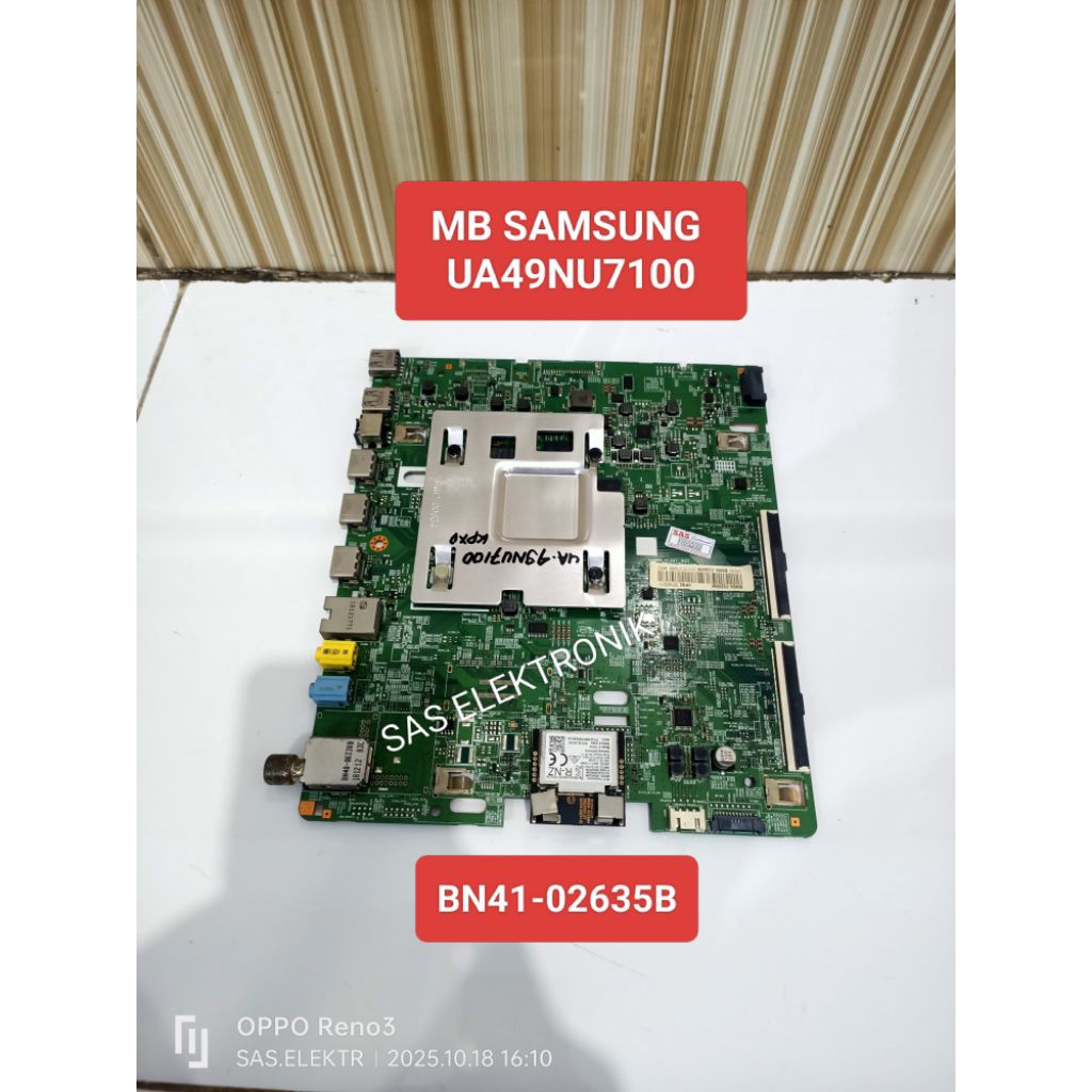 MB BOARD MOTHERBOARD MAINBOARD PSU POWER SUPPLY REGULATOR MESIN TV LED SAMSUNG 49 INCH UA49NU7100KPX