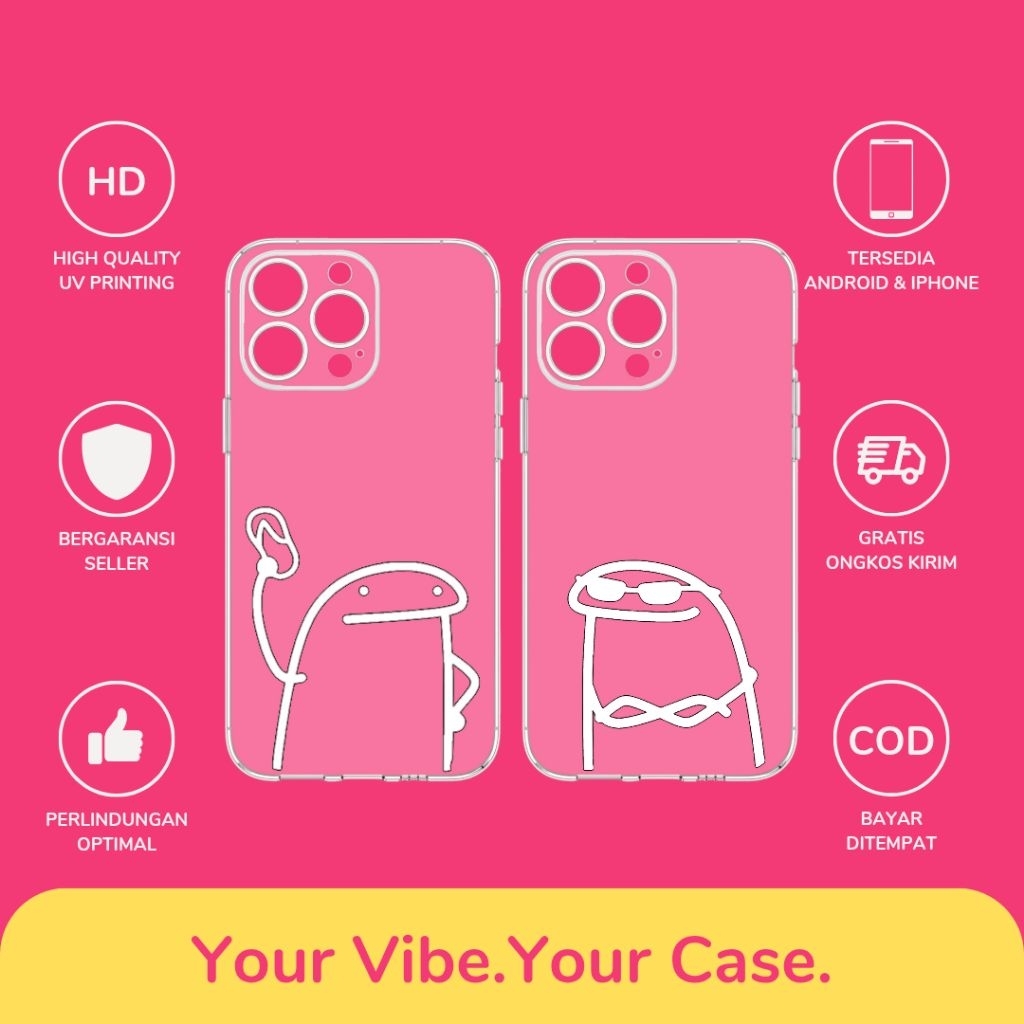 Custom Case Couple Desain Boy & Girl Untuk All Type Hp Bahan Softcase Anticrack Lucu Cute Casing Cas