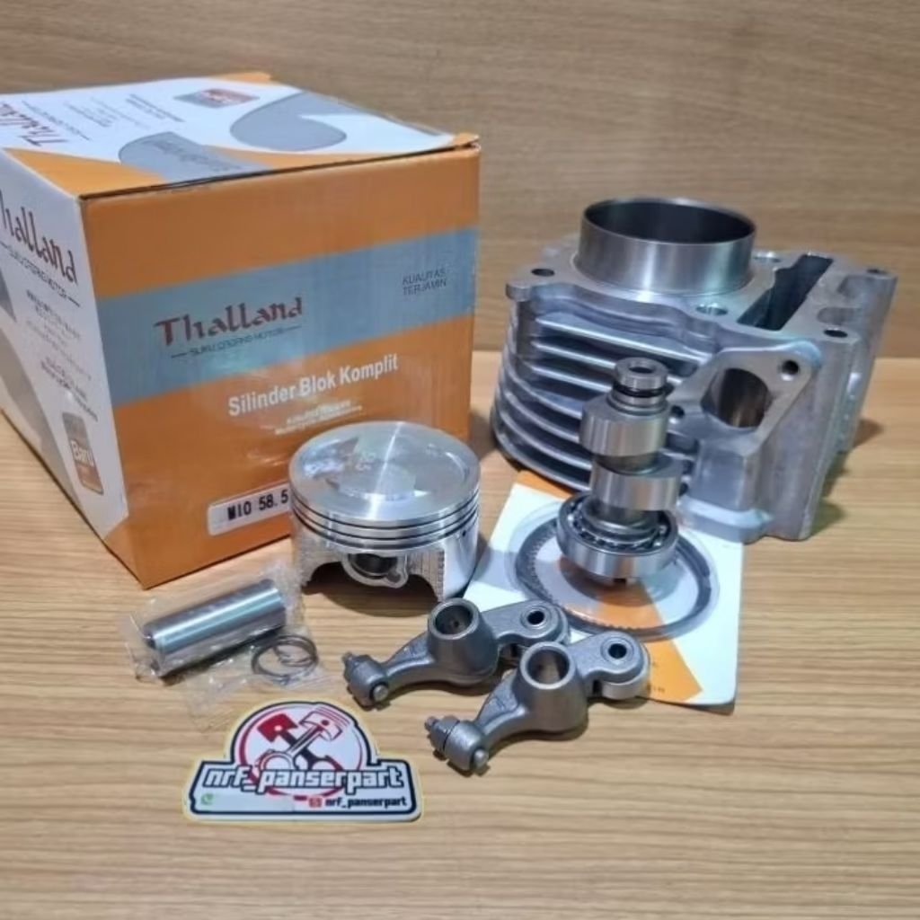 PAKET BLOK SEHER BORING SET BORE UP 58,5 PEN 15 MM 150 CC YAMAHA MIO SPORTY SMILE/GARNIS MIO SOUL KA